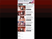 Tablet Screenshot of analsex-weiber.com